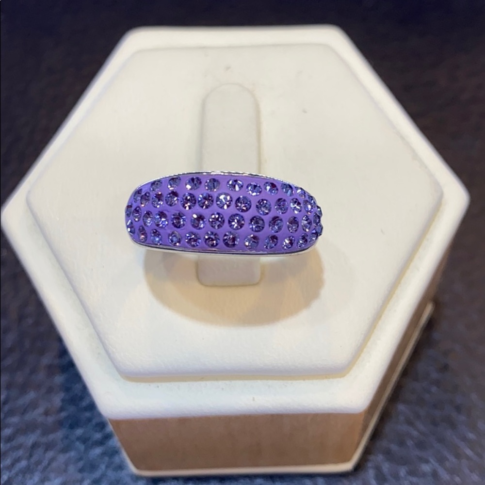 Ring with Swarovski crystals